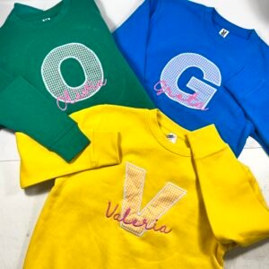 Sudadera con Iniciales - Cuello redondo
