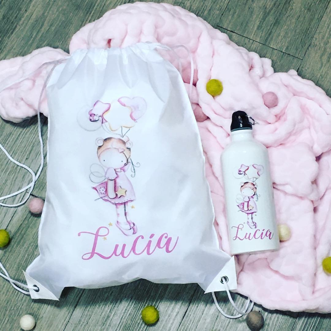 Bolsa poliester blanco