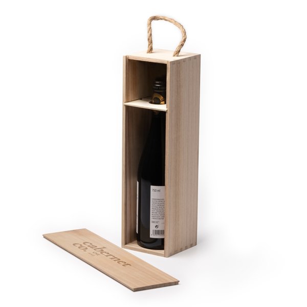 Caja de vino de madera personalizada - Imagen 3