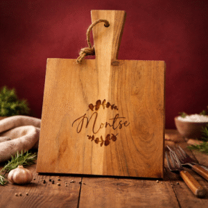 Tabla de acacia personalizada