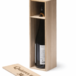Caja de vino de madera personalizada
